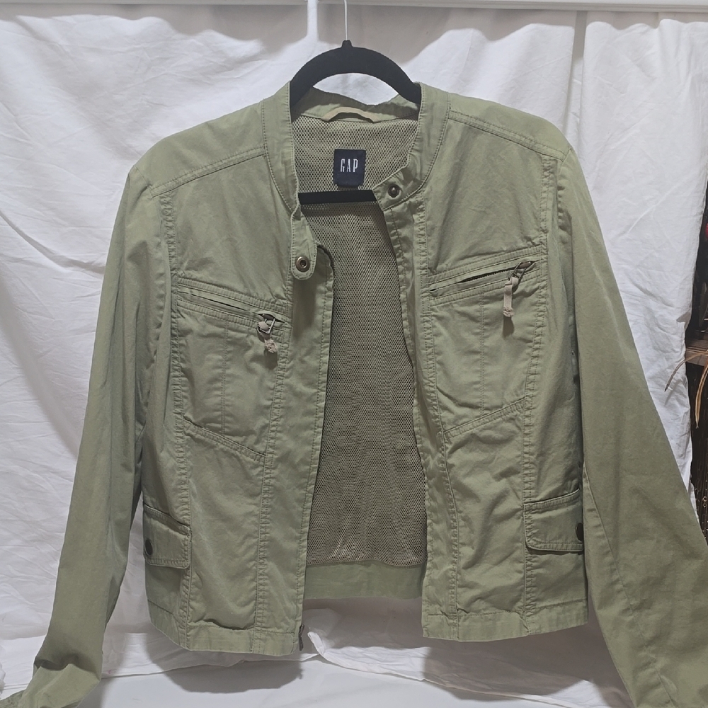GAP Women's Olive Utility Jacket
